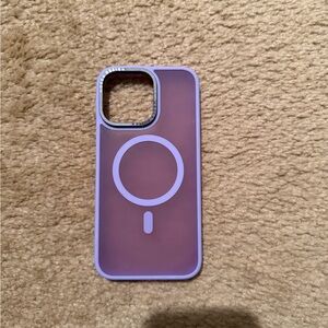 Purple Phone Case with MagSafe Compatibility